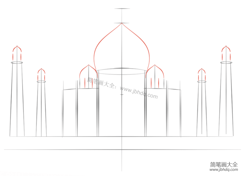 教你画泰姬陵