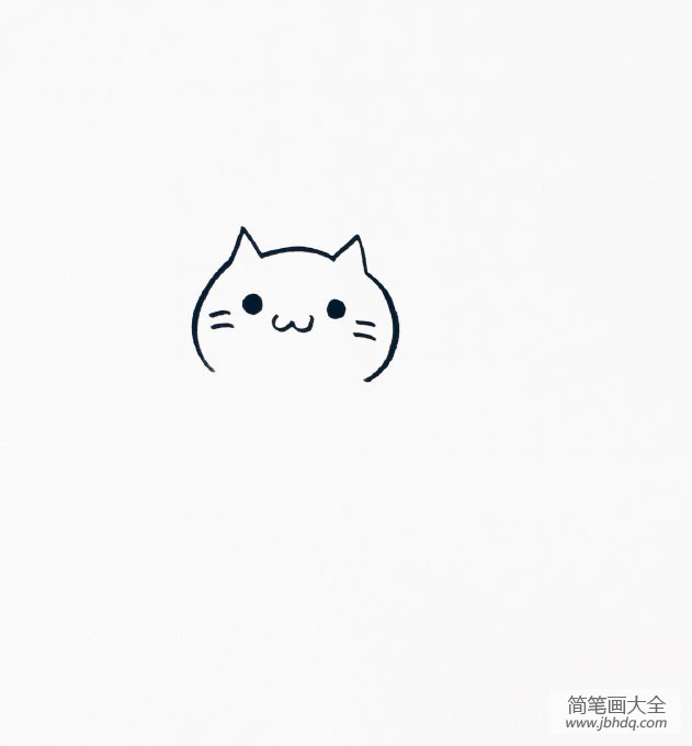 两只小猫简笔画步骤图