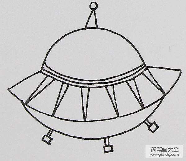 宇宙飞船简笔画图片大全