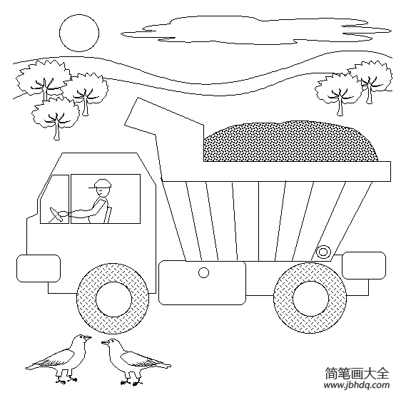 相关学院—渣土车简笔画图片网校工具魔法分享