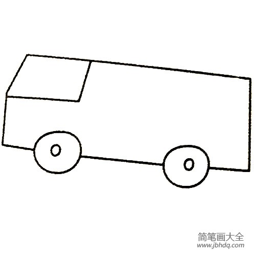 公交车简笔画大全及画法步骤