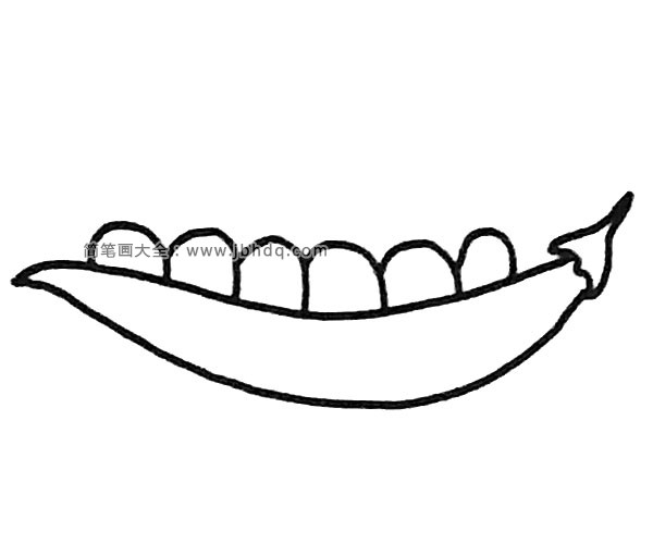 6张豌豆简笔画图片