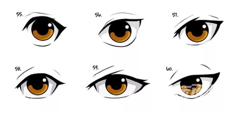 眼睛怎么画?漫画美少女眼睛画法教程