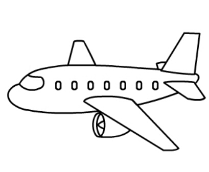 客机简笔画绘画步骤八:客机简笔画绘画步骤七:客机简笔画绘画步骤六