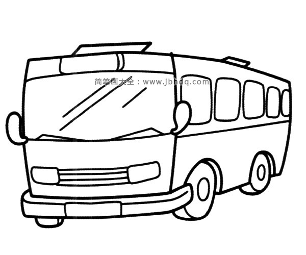 公交车简图画法图片