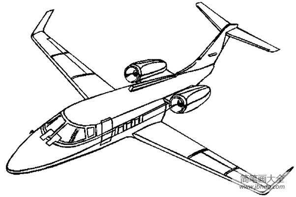 飞机儿童画画法图片
