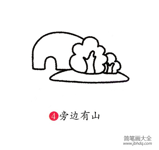 桂林象鼻山 简笔画图片
