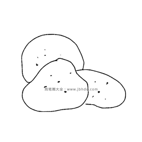 土豆简笔画画法图片