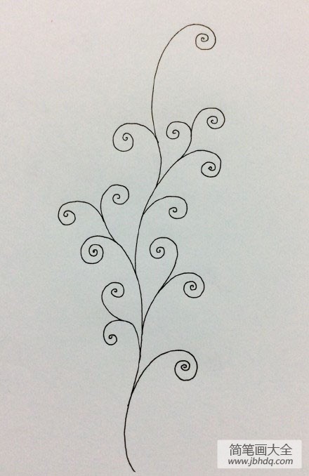 藤蔓植物简笔画图片图片