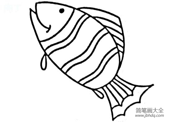 黄骨鱼简笔画图片