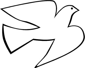 画一只简单的鸽子图片