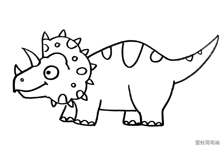 恐龙简笔画图片4