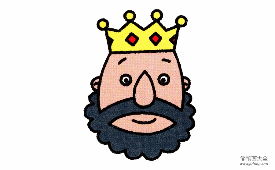 国王的帽子简笔画图片