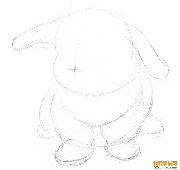素描动物入门素描小兔子的绘画步骤