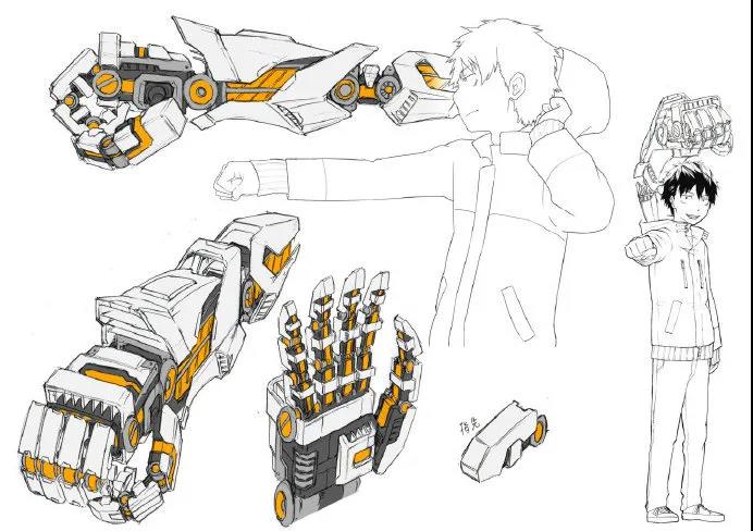 机械手臂动漫科幻图片