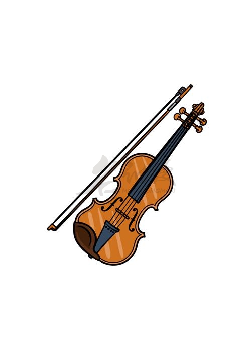 怎样画小提琴