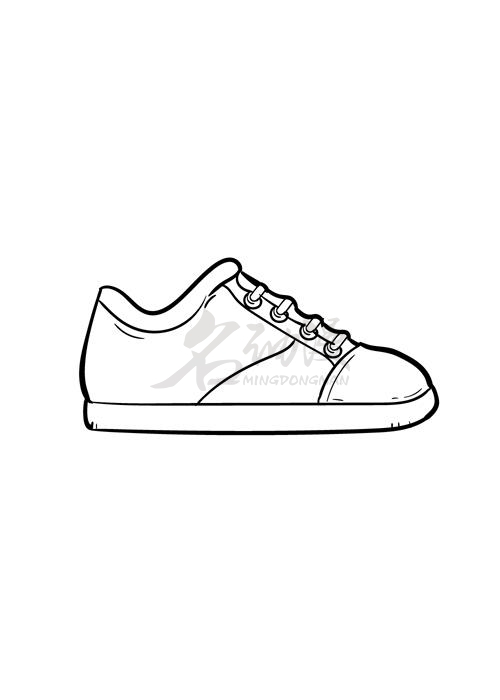 运动鞋的画法简笔画图片