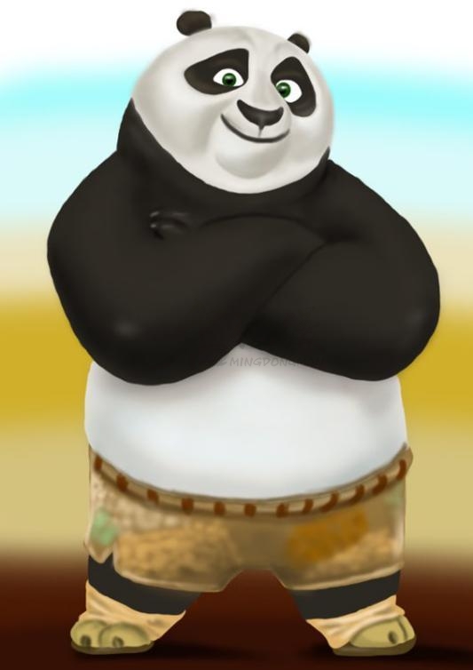 功夫熊猫卡通形象图片
