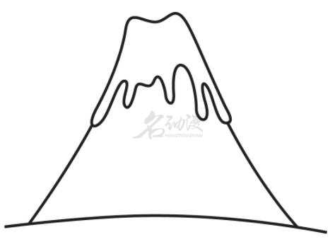 教你画好火山喷发的效果画法