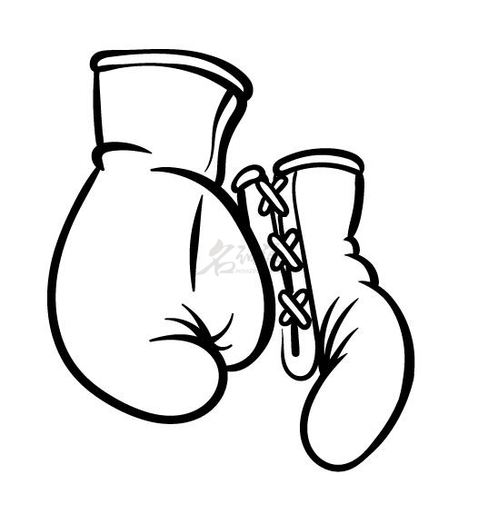拳击手套简单画法怎么画